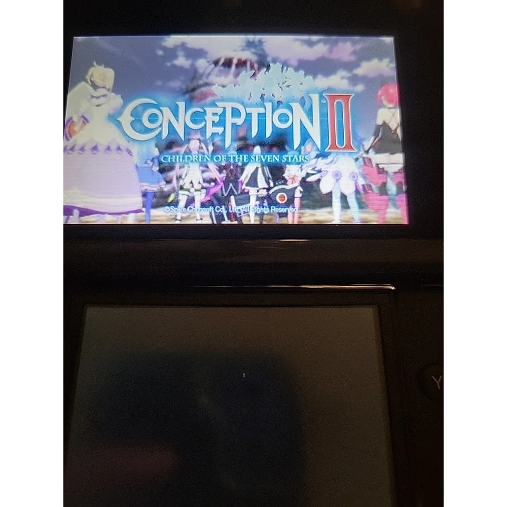 Conception II: Children of the Seven Stars (Nintendo 3DS, 2014) Cartridge Tested